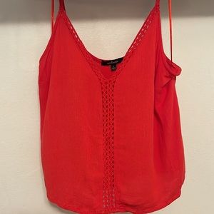 Red basic crop top!❤️✨